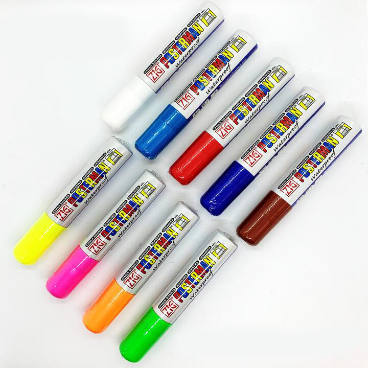 Kuretake ZIG Posterman Waterproof Chalk Marker - 15 mm Tip -  - Markers - Bunbougu