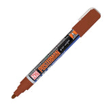 Kuretake ZIG Posterman Waterproof Chalk Marker - 2 mm Tip - Brown - Markers - Bunbougu
