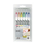Kuretake Zig Clean Color Dot Marker - 6 Pastel Color Set