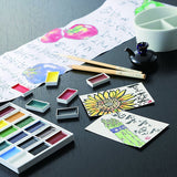 Kuretake Gansai Tambi Watercolour Set - 24 Colour Set -  - Watercolours - Bunbougu