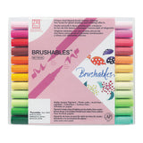 Kuretake Zig Brushables Brush Marker Pen - 24 Colour Set -  - Brush Pens - Bunbougu