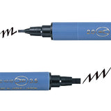 Kuretake Zig Calligraphy Double-Sided Marker Pen - 2 mm / 3.5 mm - 12 Colour Set -  - Markers - Bunbougu