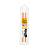 Kutsuwa HiLiNE Neonpitsu Highlighter Pencil - Refill - Pack of 2 - Fluorescent Orange - Refills - Bunbougu