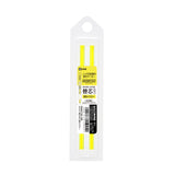 Kutsuwa HiLiNE Neonpitsu Highlighter Pencil - Refill - Pack of 2 - Fluorescent Yellow - Refills - Bunbougu