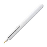Lamy Dialog 3 Fountain Pen - 14k Gold - Piano White - Medium Nib - Fountain Pens - Bunbougu