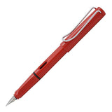 Lamy Safari Fountain Pen - Red - Extra Fine Nib - Fountain Pens - Bunbougu