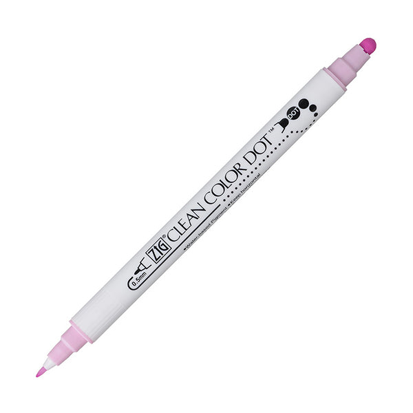 Kuretake Zig Clean Color Dot Double-Sided Marker - Candy Pink - Markers - Bunbougu