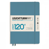 Leuchtturm1917 Medium Hardcover Notebook - 120gsm Paper - Dotted - Nordic Blue - A5 -  - Notebooks - Bunbougu