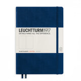 Leuchtturm1917 Medium Hardcover Notebook - Dotted - Navy - A5