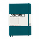Leuchtturm1917 Medium Hardcover Notebook - Dotted - Pacific Green - A5 -  - Notebooks - Bunbougu