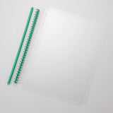 Lihit Lab Slide Ring Binder - Cover Compartment - 30 Holes - Pack of 2 - A4 -  - Binders & Folders - Bunbougu