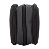 Lihit Lab Teffa Pen Case - Book Style - Triple Zipper - Black -  - Pencil Cases & Bags - Bunbougu