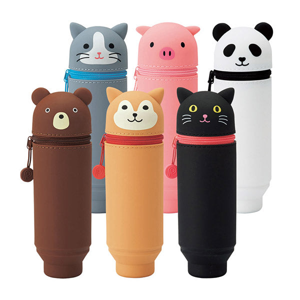 Lihit Lab Smart Fit Punilabo Stand Pencil Case - Piggy -  - Pencil Cases & Bags - Bunbougu
