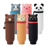 Lihit Lab Smart Fit Punilabo Stand Pencil Case - Shiba Inu Dog -  - Pencil Cases & Bags - Bunbougu