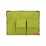 Lihit Lab Teffa Bag in Bag - A4 - Green -  - Pencil Cases & Bags - Bunbougu