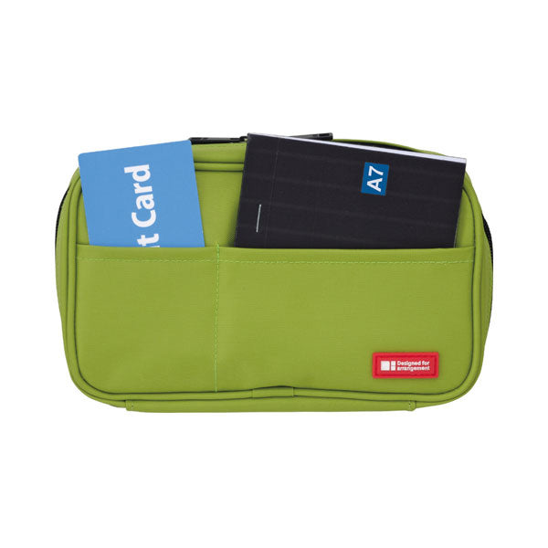 Lihit Lab Teffa Pen Case - Book Style - Green -  - Pencil Cases & Bags - Bunbougu