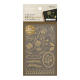 Midori Transfer Sticker for Journaling - Gold Foil - Record