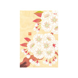 Midori Echizen Japanese Washi Postcard - Limited Edition - Yae Sakura - Envelopes & Letter Pads - Bunbougu