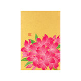 Midori Echizen Japanese Washi Postcard - Limited Edition - Azalea - Envelopes & Letter Pads - Bunbougu