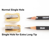 Mobius + Ruppert (M+R) Castor Pencil Brass Sharpener for Extra Long Tip - Single Hole -  - Pencil Sharpeners - Bunbougu