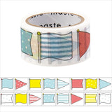 Mark's Maste Perforated Writable Washi Tape - Header - Flag - 22 mm x 5 m -  - Washi Tapes - Bunbougu