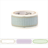 Mark's Maste Perforated Writable Washi Tape - Header - Simple - 20 mm x 5 m