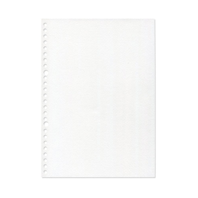 Maruman Easy to Write Loose Leaf Paper - 26 Holes/15 Sheets - Plain Sketch Paper - B5 -  - Loose Leaf Paper - Bunbougu