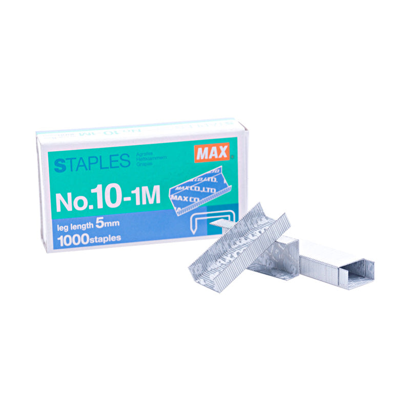 Max No.10 Staples - 1000 Staples -  - Staplers - Bunbougu