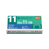 Max No. 11-1M Staples for Vaimo Staplers - 1000 Staples