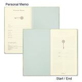 Midori 12 Month Diary - Gate Design - Gradient Green -  - Diaries & Planners - Bunbougu
