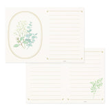 Midori Bouquet Letter Set - Letter Pads with Envelopes & Bouquet Stickers - Pink -  - Envelopes & Letter Pads - Bunbougu
