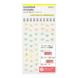 Midori Calendar Stickers - Medium - Flower - 10 mm