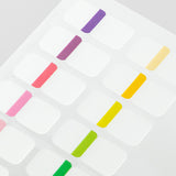 Midori Chiratto Index Tab - Colours - 2 Sheets (48 Pieces) -  - Index Tabs & Dividers - Bunbougu