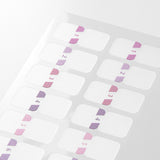 Midori Chiratto Index Tab - Numbers - Pink - 2 Sheets (48 Pieces) -  - Planner Stickers - Bunbougu