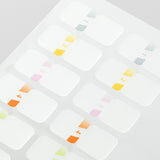 Midori Chiratto Index Tab - Numbers - 2 Sheets (48 Pieces) -  - Index Tabs & Dividers - Bunbougu