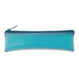 Midori Clear Soft Pen Case - Blue -  - Pencil Cases & Bags - Bunbougu
