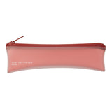 Midori Clear Soft Pen Case - Red -  - Pencil Cases & Bags - Bunbougu