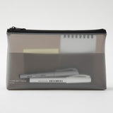 Midori Clear Soft Pen Pouch - Black -  - Pencil Cases & Bags - Bunbougu