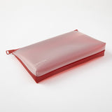 Midori Clear Soft Pen Pouch - Red -  - Pencil Cases & Bags - Bunbougu