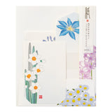 Midori Echizen Washi Letter Set - 15th Anniversary Limited Edition - Seasonal Blue