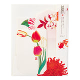Midori Echizen Washi Letter Set - 15th Anniversary Limited Edition - Seasonal Red