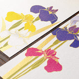Midori Echizen Washi Letter Pad - Iris - Blank - 16 Sheets -  - Envelopes & Letter Pads - Bunbougu