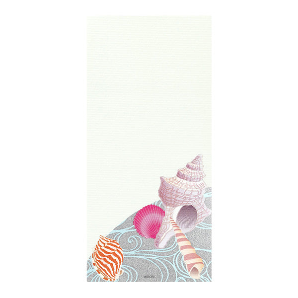 Midori Echizen Washi One Stroke Letterpress Paper - Seashell - 2 Patterns/16 Sheets -  - Envelopes & Letter Pads - Bunbougu