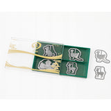 Midori Etching Clips - Limited Edition  - Japanese Animals -  - Planner Clips - Bunbougu