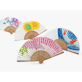 Midori Japanese Traditional Paper Folding Fan - Sunflower -  - Creative Stationery - Bunbougu