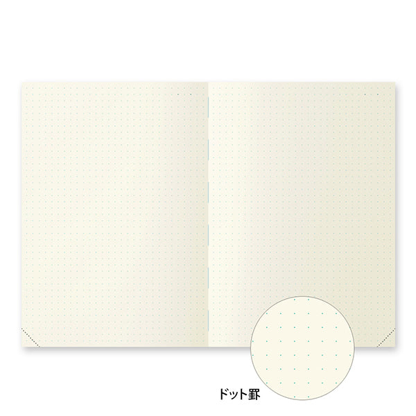 Midori MD Notebook Journal - 1 Day 1 Page - Dot Grid - A5 -  - Notebooks - Bunbougu