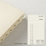 Midori MD Notebook Journal - 1 Day 1 Page - Dot Grid - A5 -  - Notebooks - Bunbougu