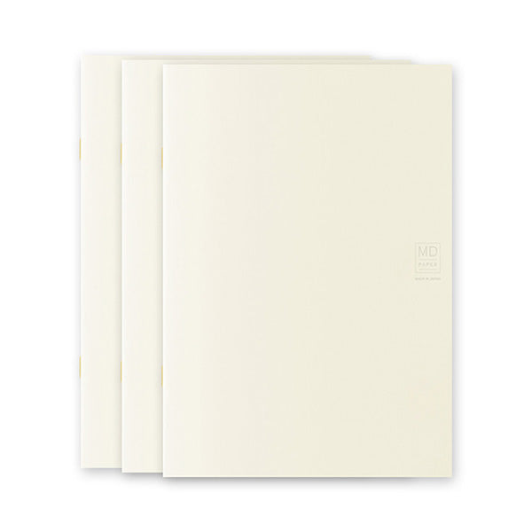 Midori MD Notebook Light - Grid - A5 - Pack of 3 -  - Notebooks - Bunbougu