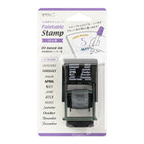 Midori Paintable Rotating Stamp - 10 Designs - Months