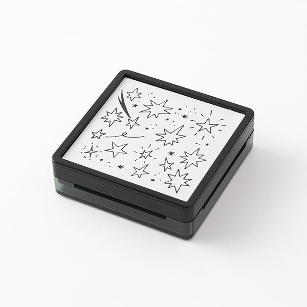 Midori Paintable Penetration Stamp - Star -  - Planner Stamps - Bunbougu